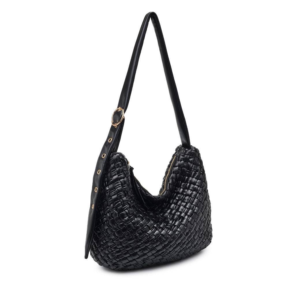Classica Woven Crossbody: Oatmilk