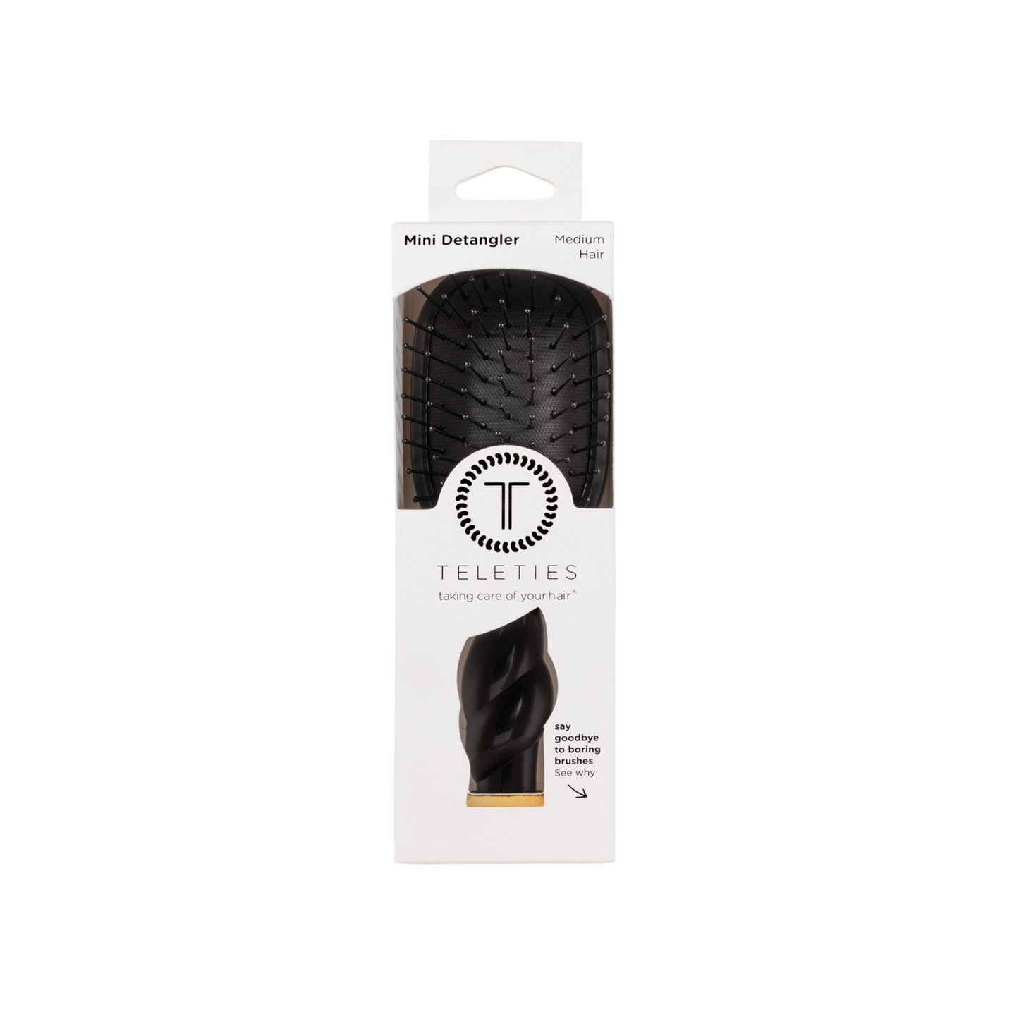 Mini Detangler Brush | Medium | Jet Black