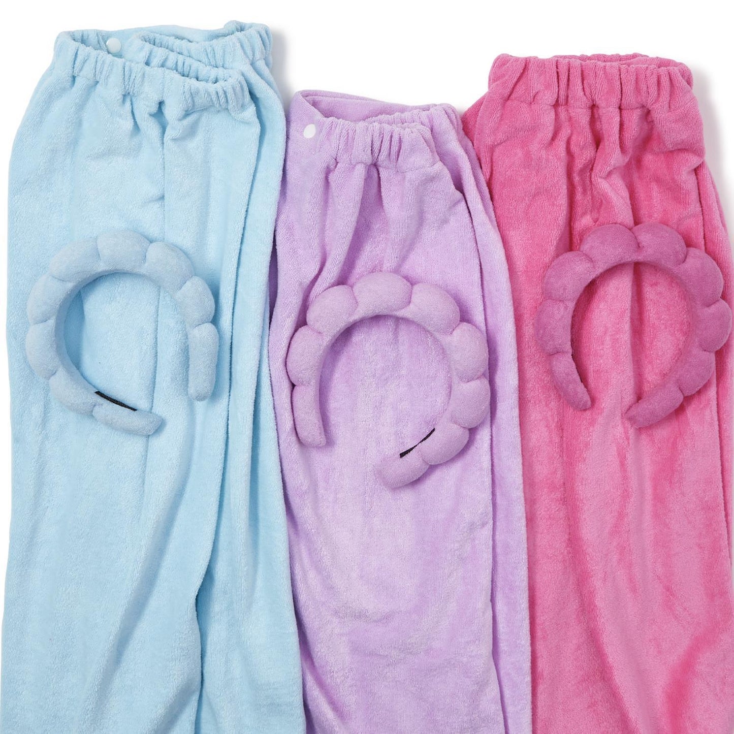 Headband & Towel Wrap Set
