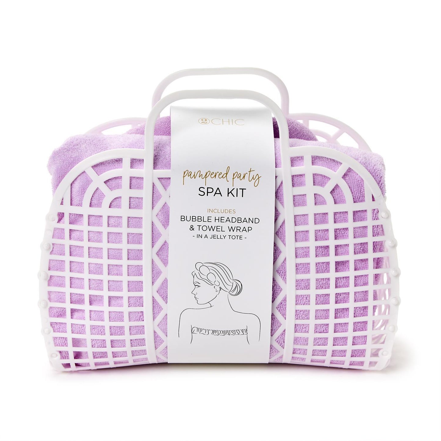 Headband & Towel Wrap Set