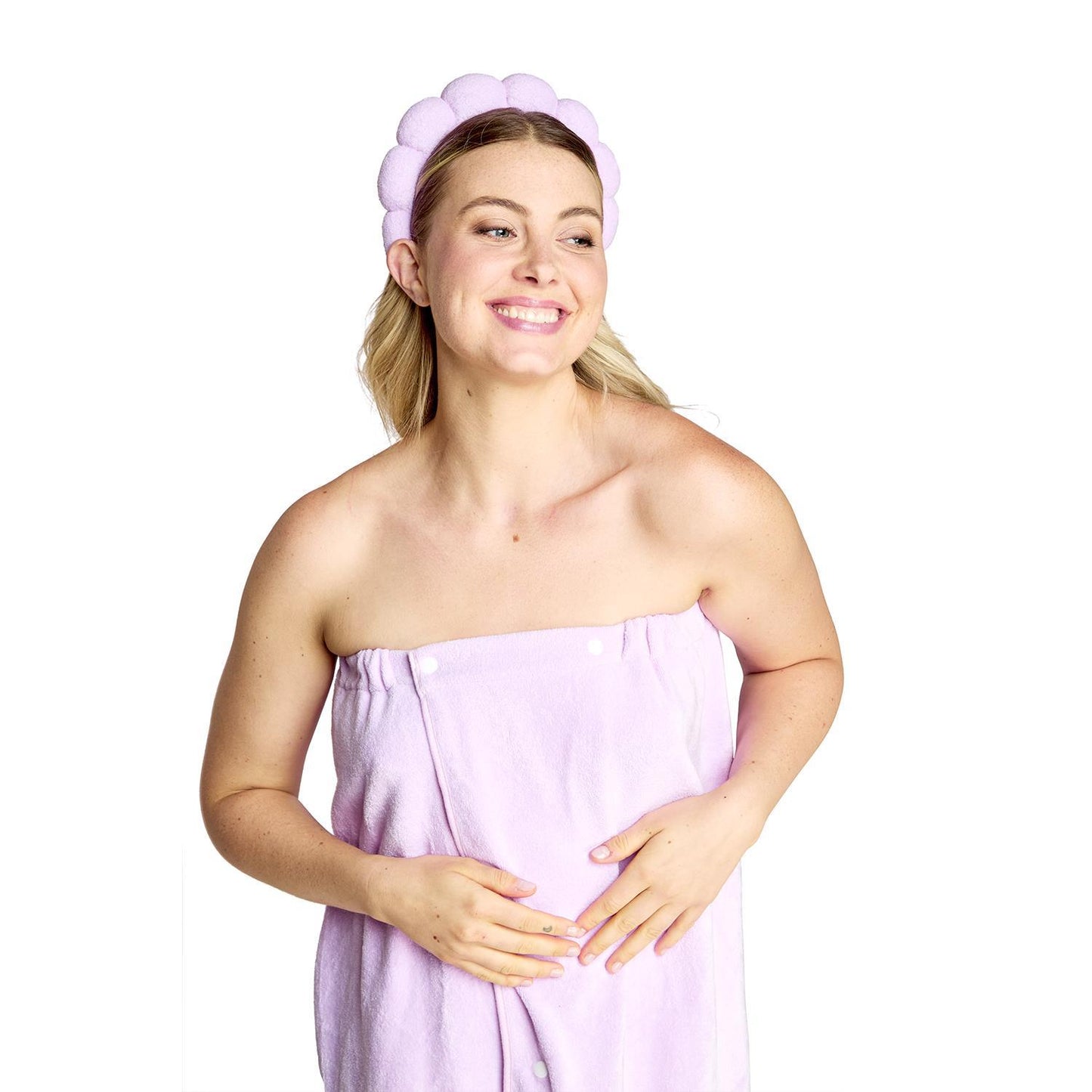 Headband & Towel Wrap Set