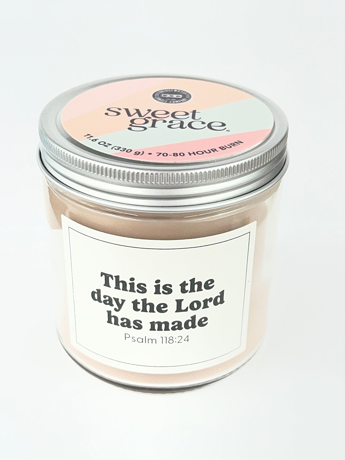 Sweet Grace Statement Jar Candle #053 - Psalm 118:24