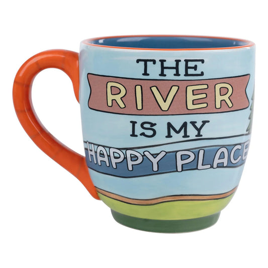 River Is My Happy Place Mug
