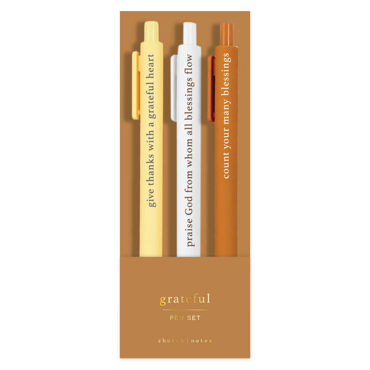 Grateful Bible Study Pen Set