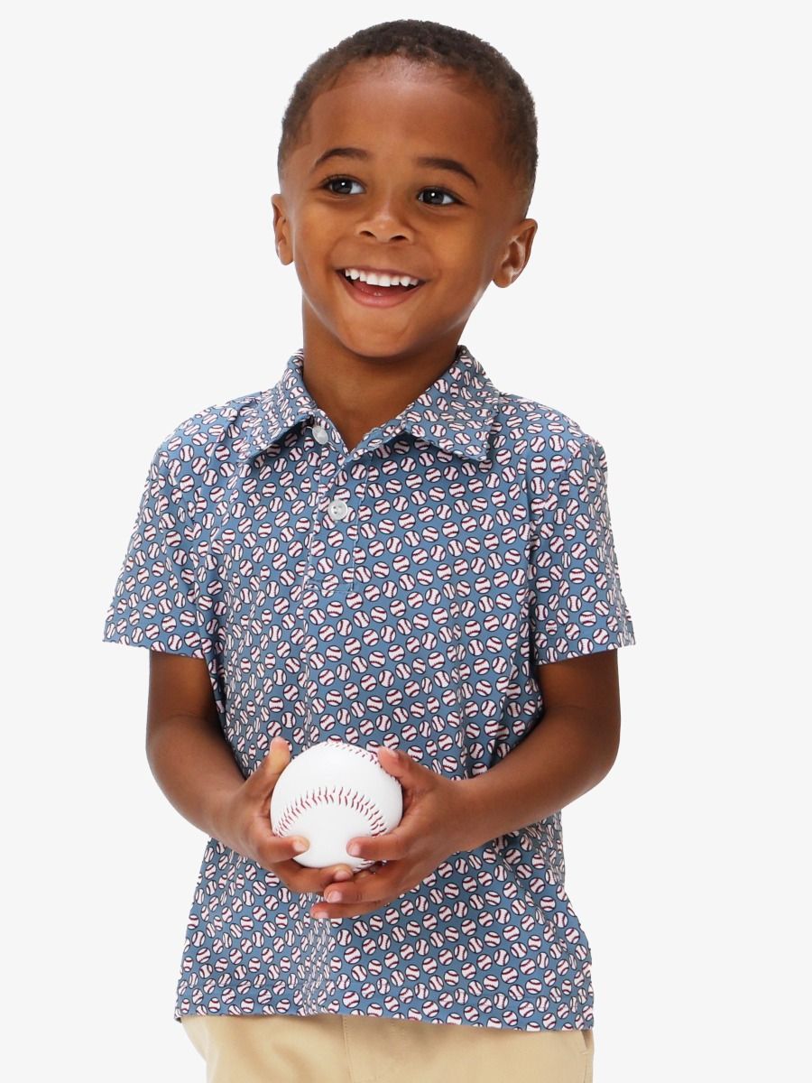 Home Run Knit Short Sleeve Performance Polo