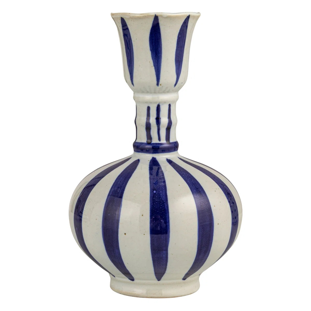 Hand Painted Stoneware Vase