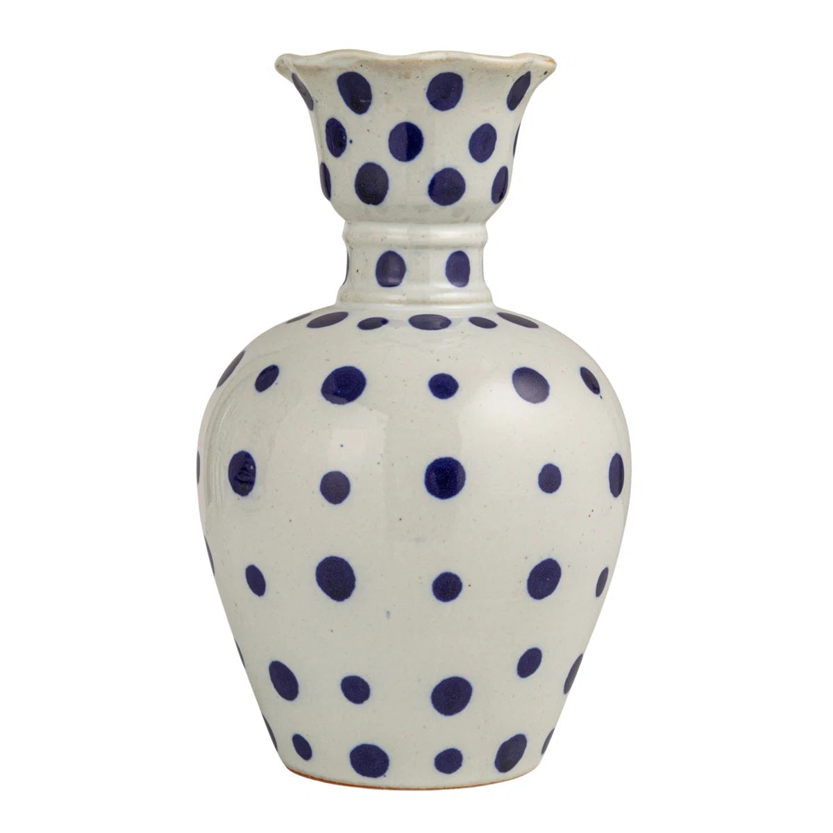 Hand Painted Stoneware Vase