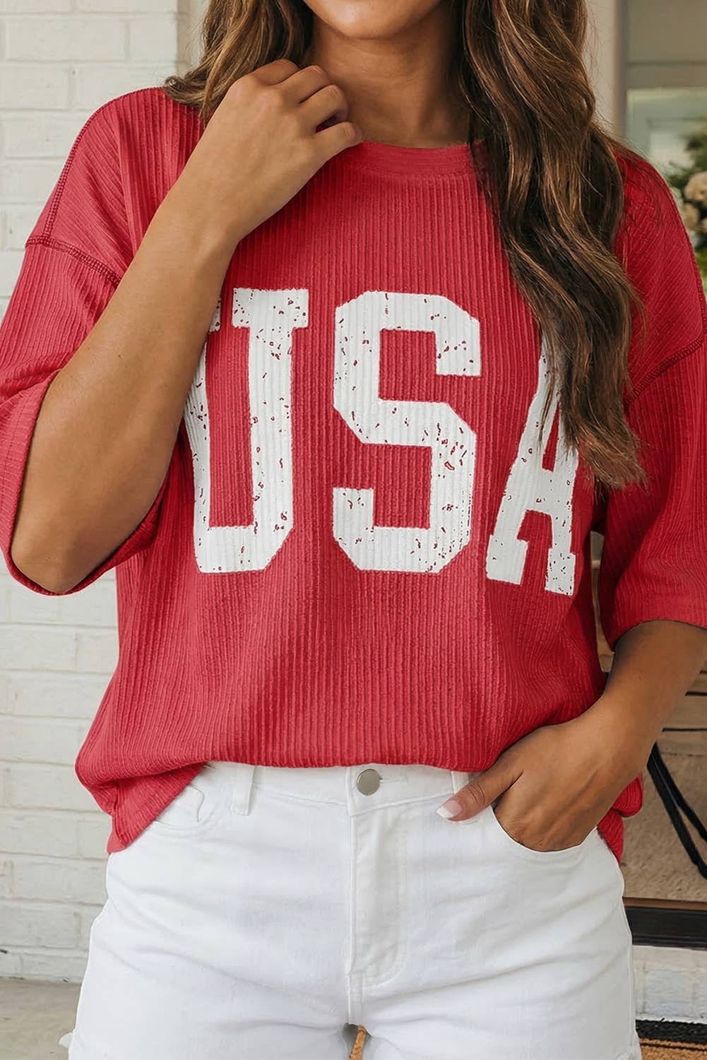 USA Ribbed Top