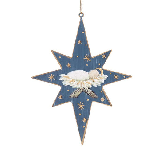 One Child One Star Tin Ornament