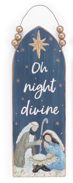 Wall Hanging Tin Arch Oh Night Divine