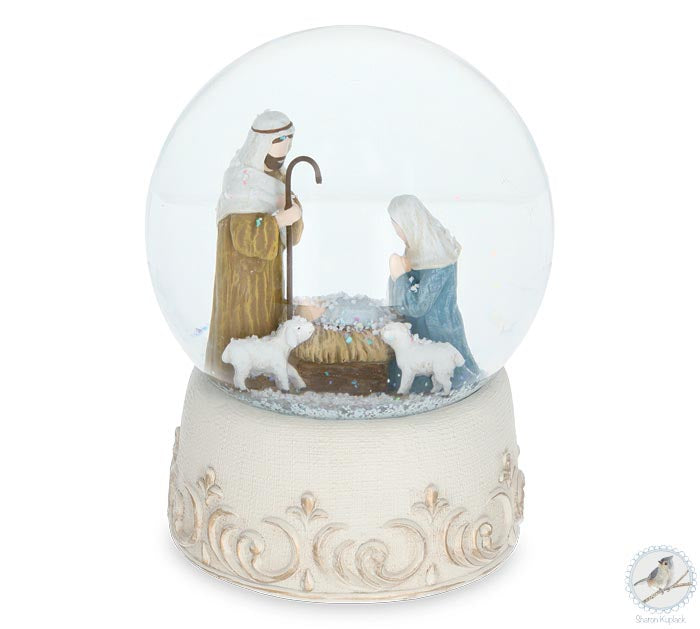 Holy Family Snow Globe