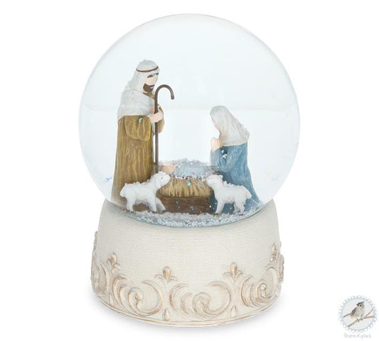 Holy Family Snow Globe