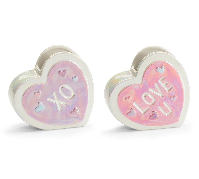 Message Heart Shape Vase