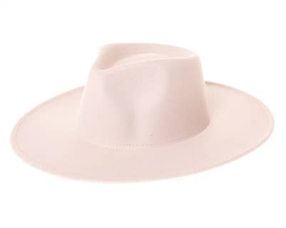 The Original Vegan Felt Rancher Hat Ivory