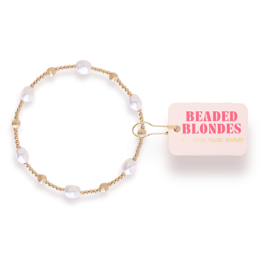 Maggie Fluted Bracelet: Extended 7.25 Inch