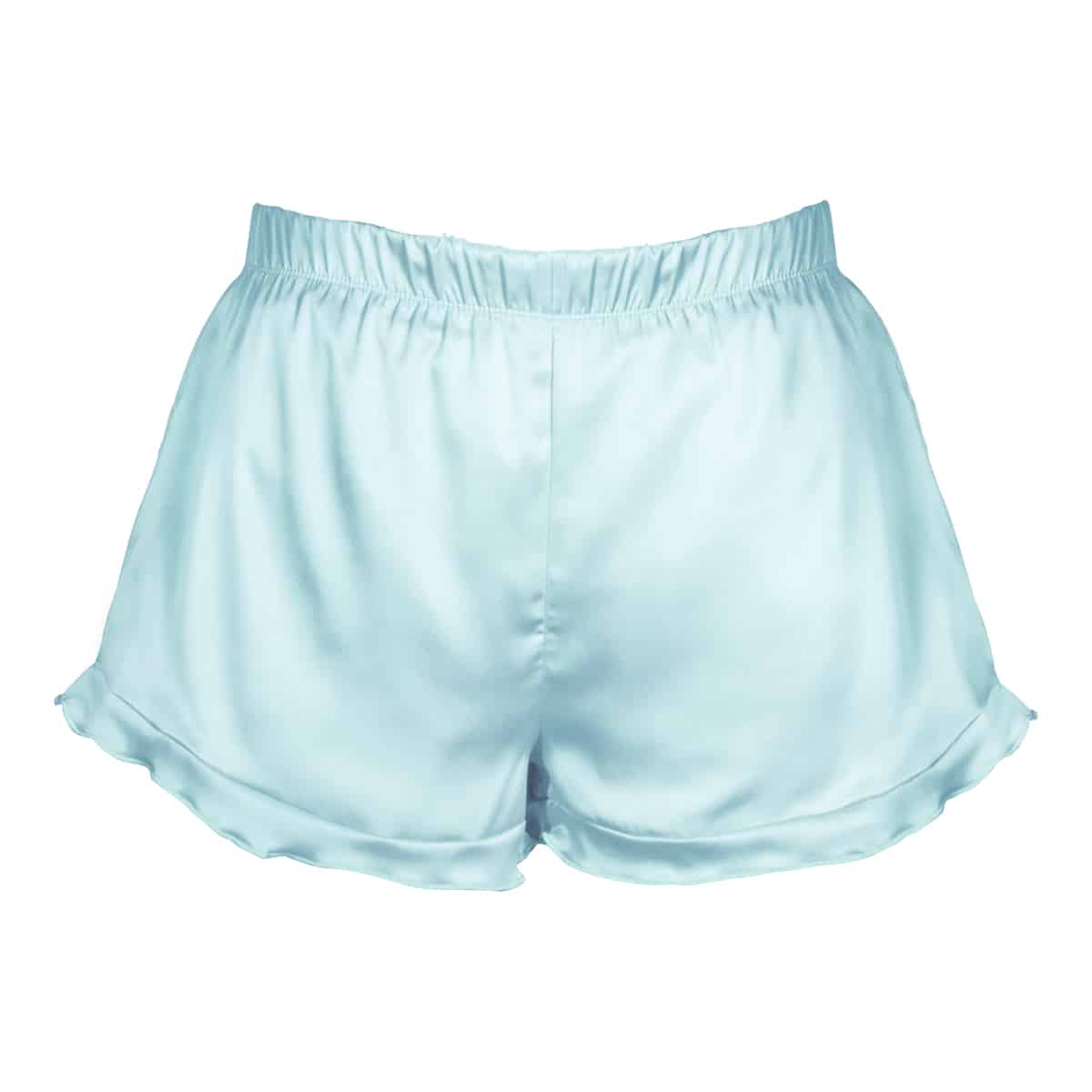 Silky Satin Ruffle Shorts