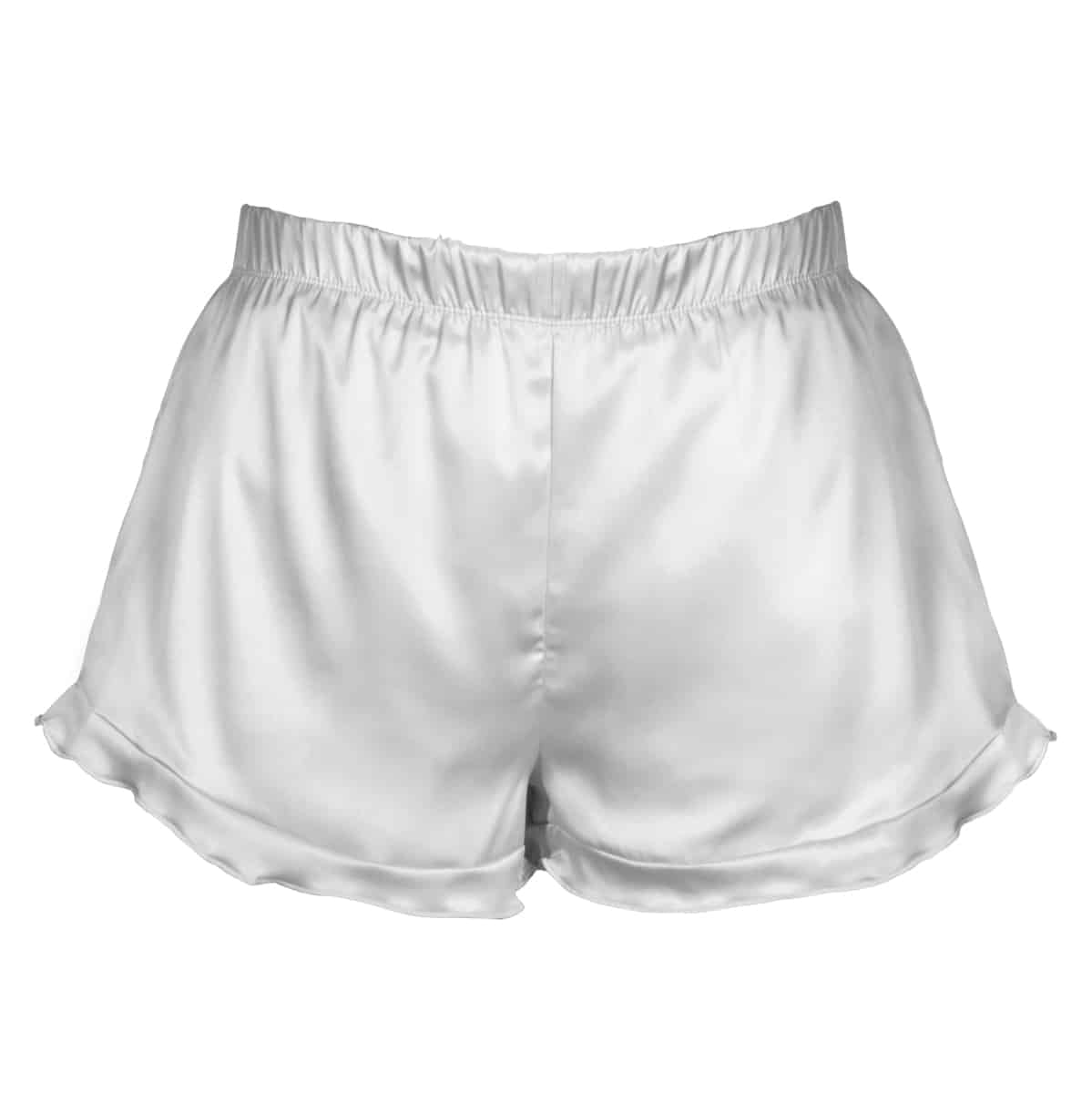 Silky Satin Ruffle Shorts