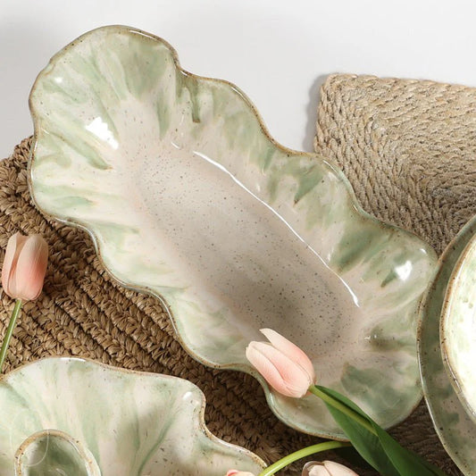 Centerpiece Dish in Matcha Latte