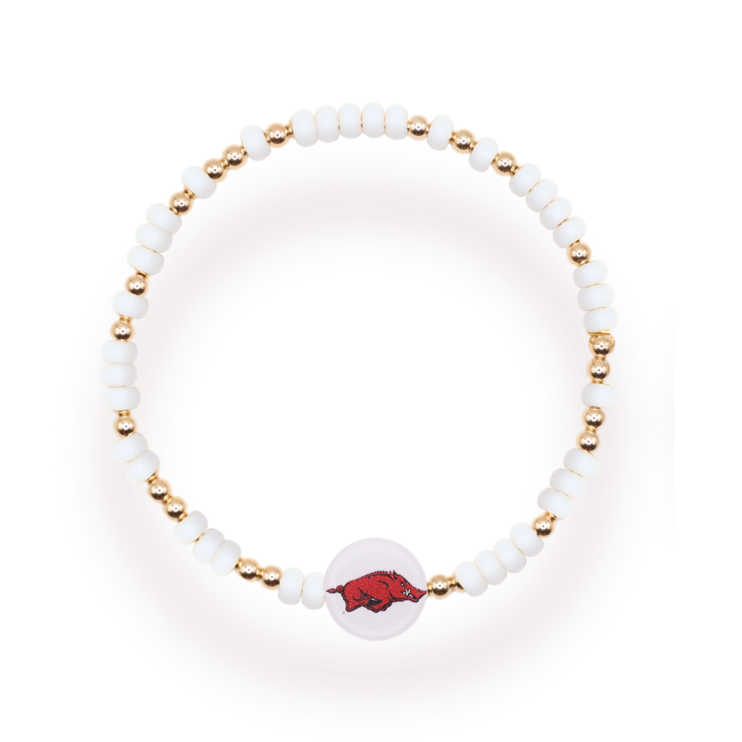Arkansas Logo Bracelet: Sprinkle / Standard 6.75 Inch