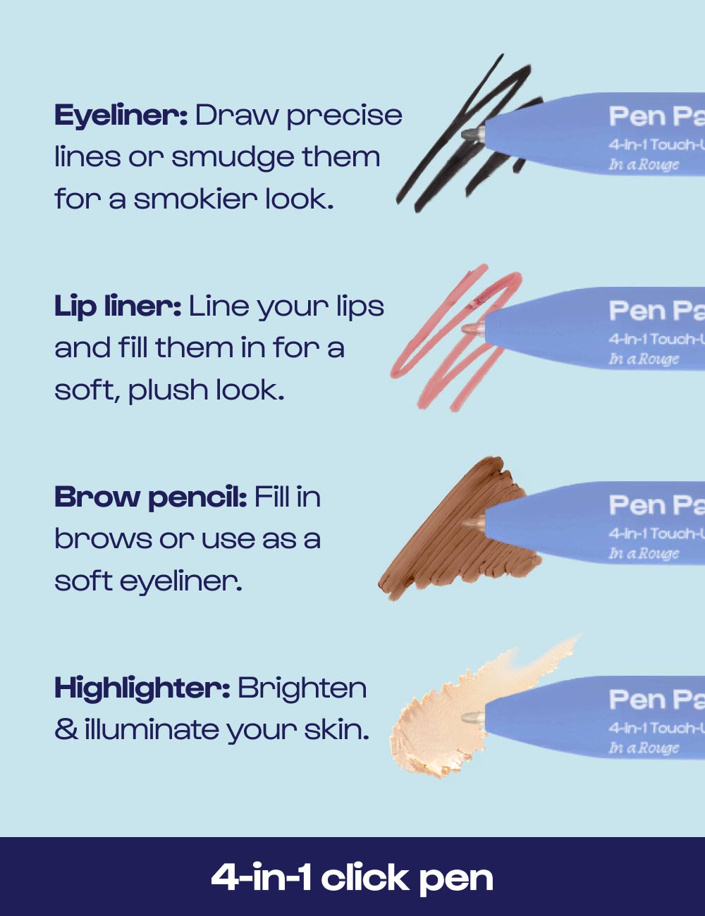 Pen Pal 4-in-1 Makeup Pen