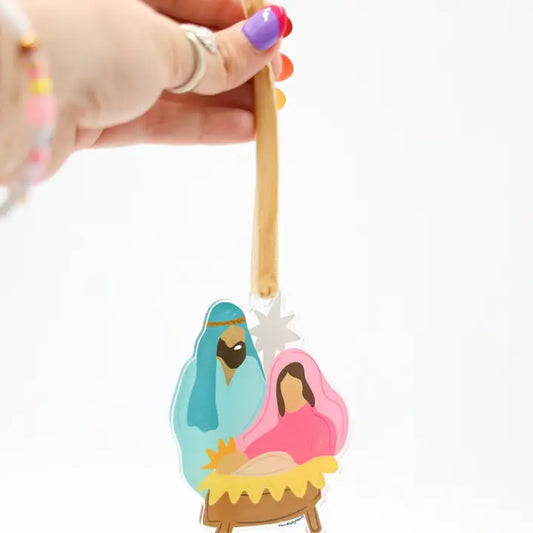 Mary & Joseph Acrylic Ornament