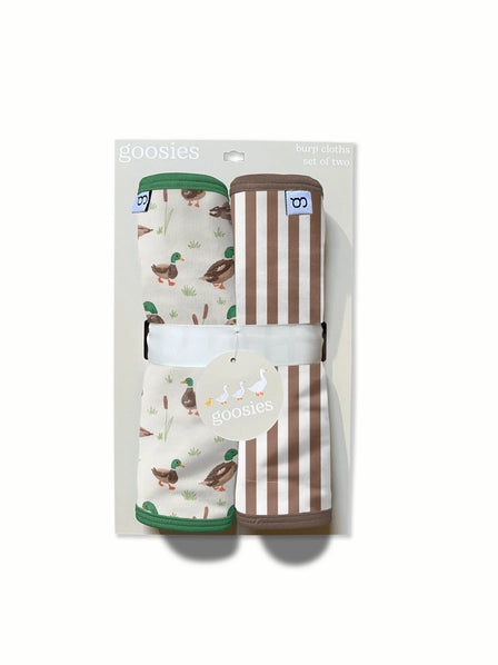 Burp Cloth Set - Mallard Drake