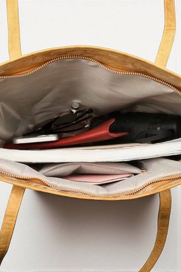 Brown Shoulder Strap TOTE BAG
