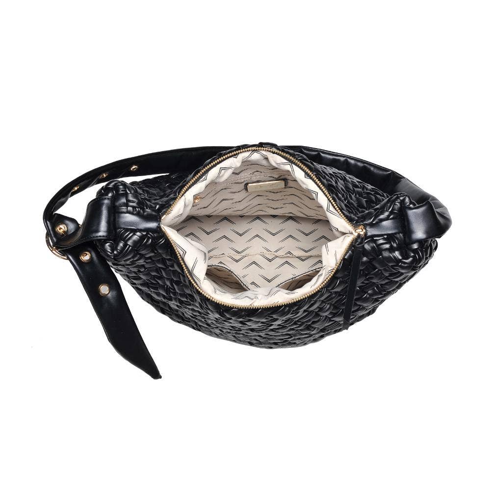 Classica Woven Crossbody: Oatmilk