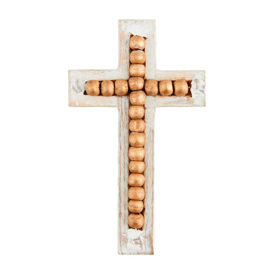 Small Gold Bead Cross