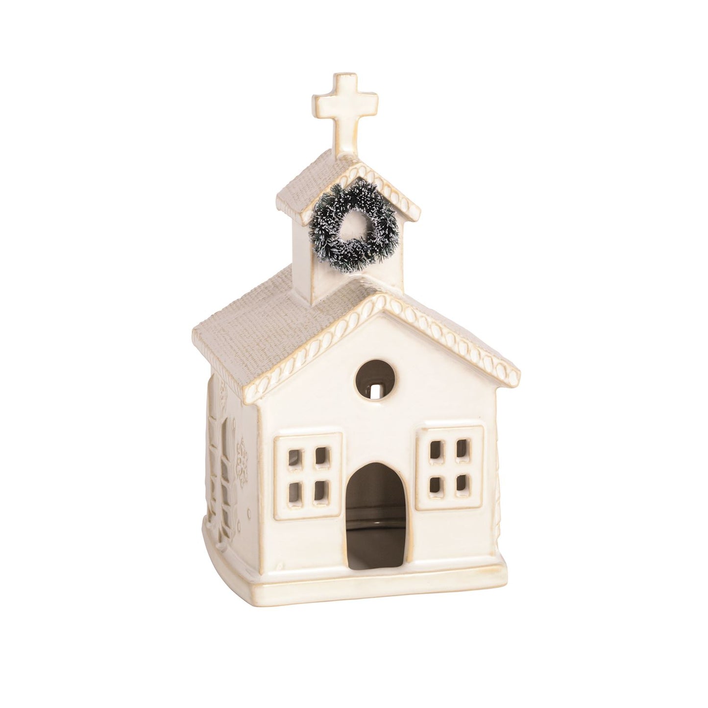 Medium ceramic Church sitter