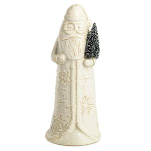 Large White Christmas Santa Sitter