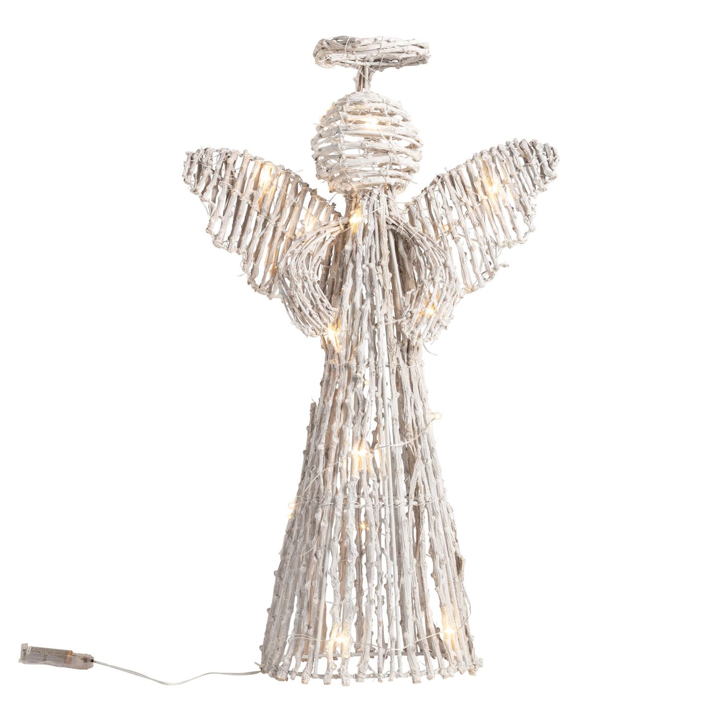 Rattan LED Angel