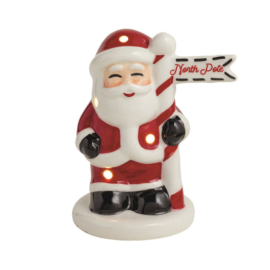 Santa Light-Up Sitter