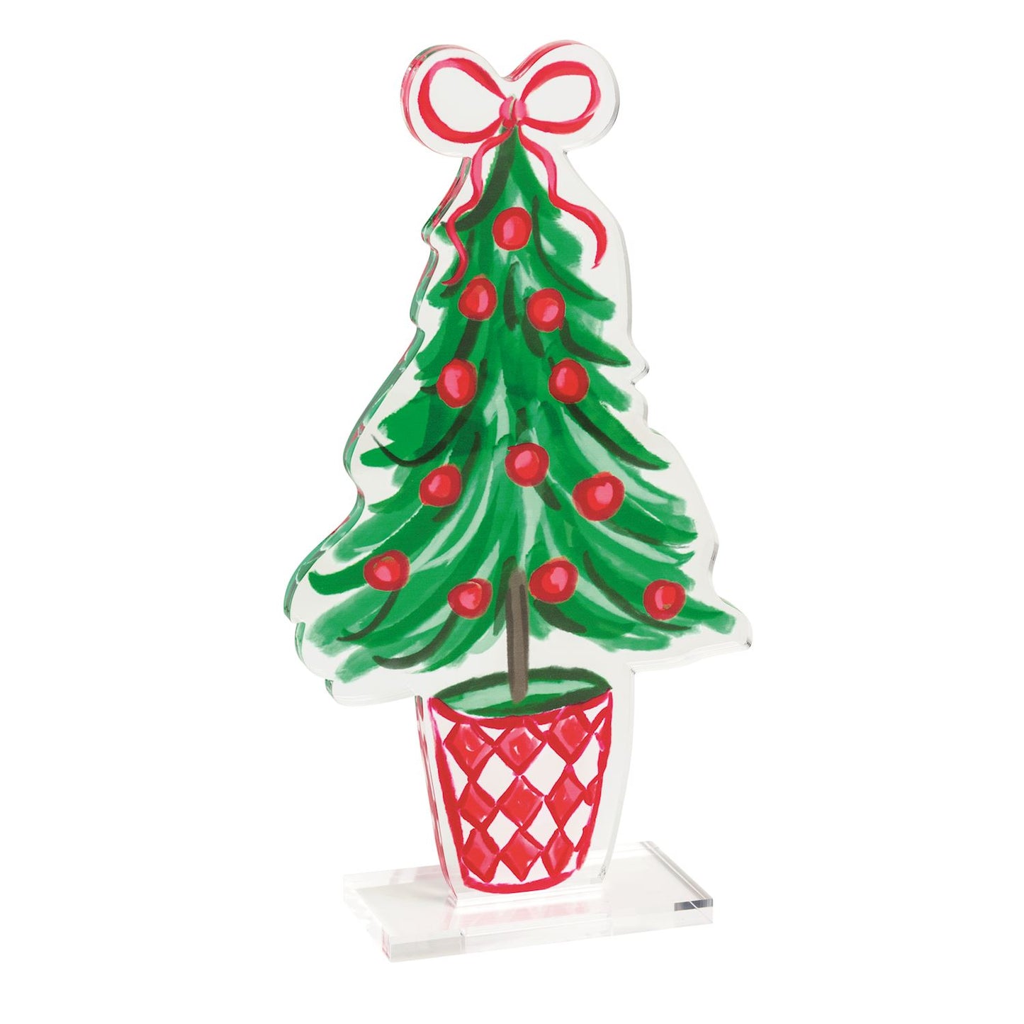 Large Topiary Acrylic Sitter