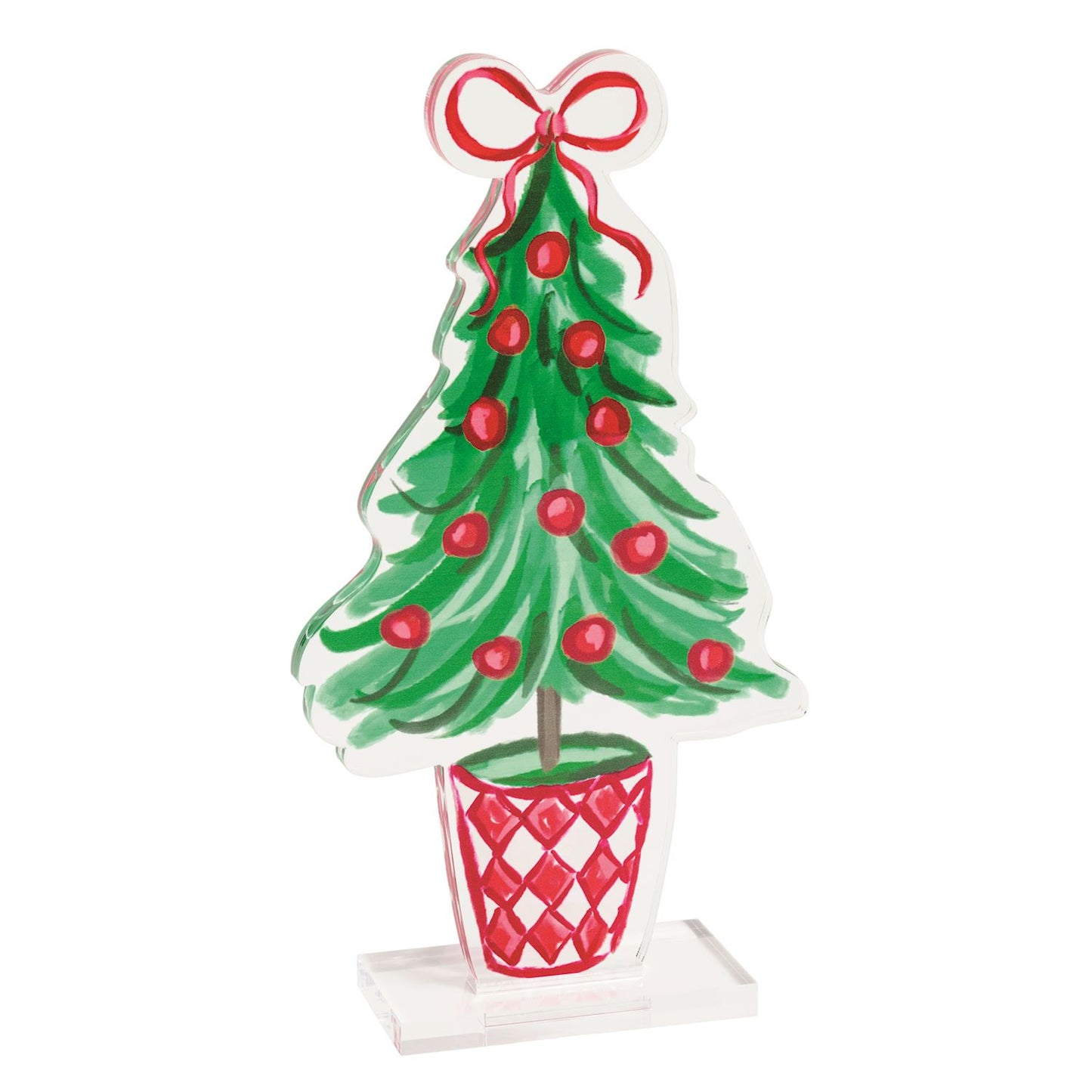 Small Topiary Acrylic Sitter