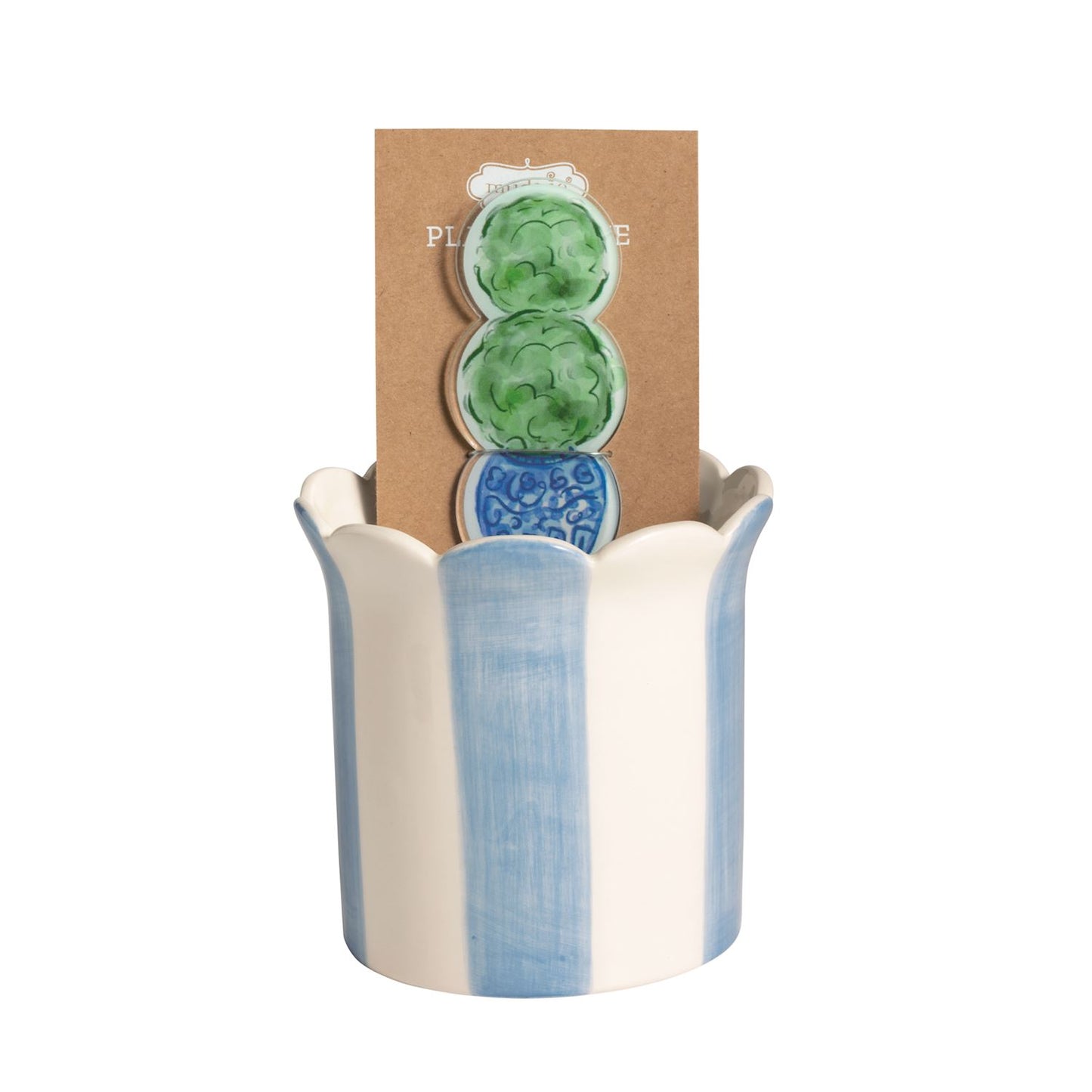 Topiary Pot With Plant Stake