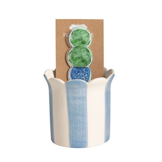 Topiary Pot With Plant Stake