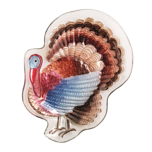 Turkey Glass Platter