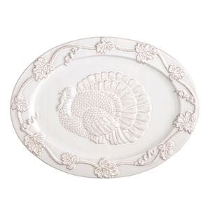 White Turkey Platter