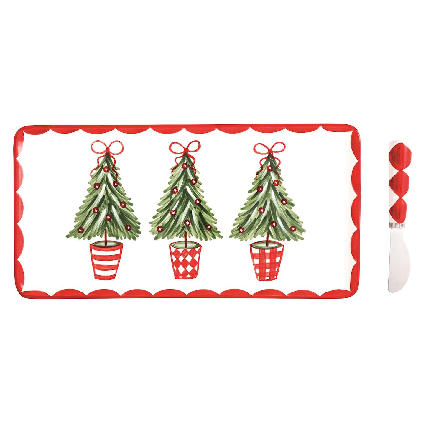 Tree Topiary Tray Set