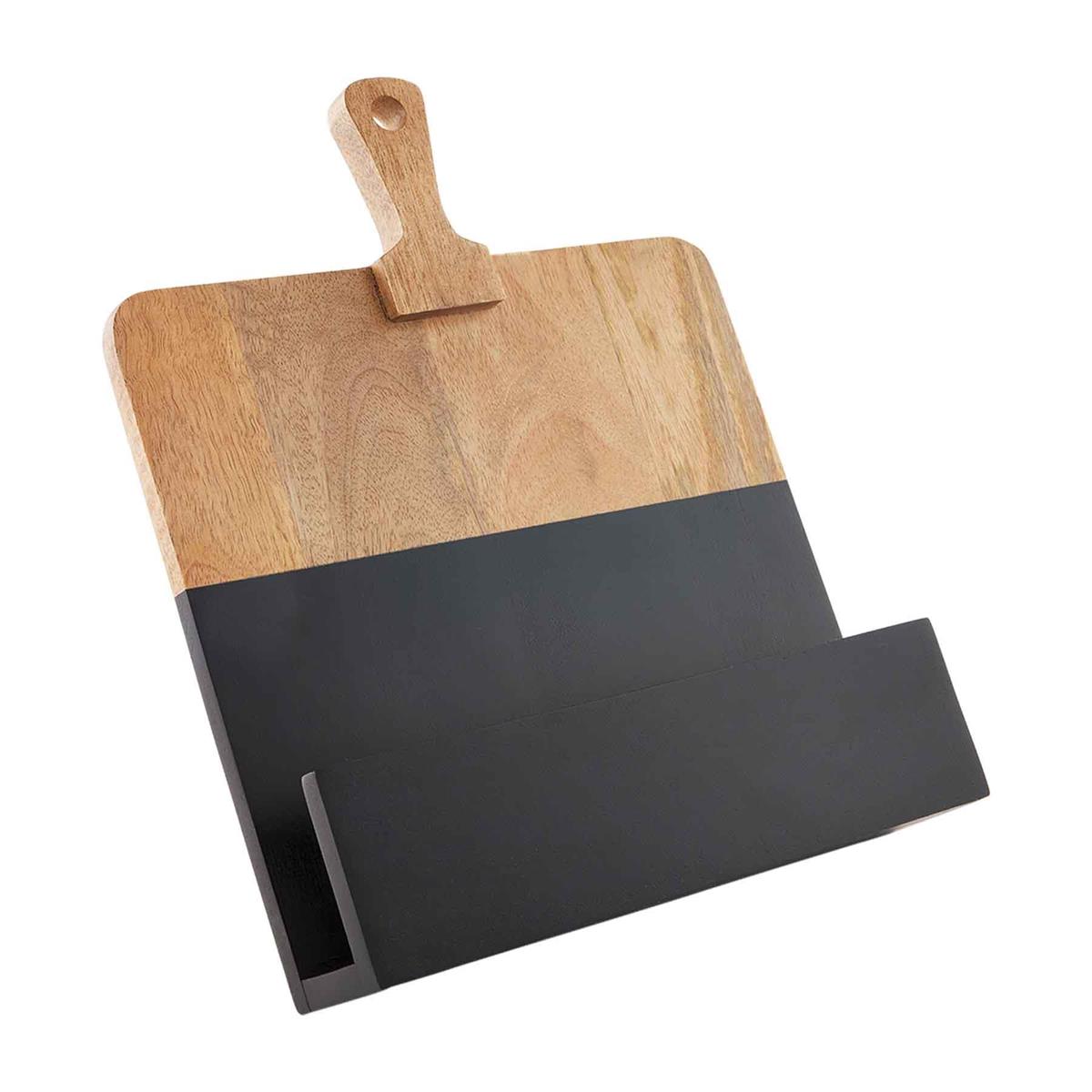 Black Two-Tone Cookbook Holder