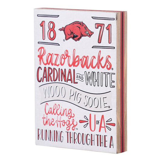 Arkansas Razorback Spirit Block