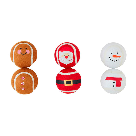 Christmas Character Tennis Ball Set