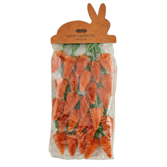 Orange Bottle Brush Carrot Filler