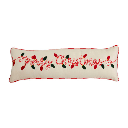 Long Light Up Christmas Pillow