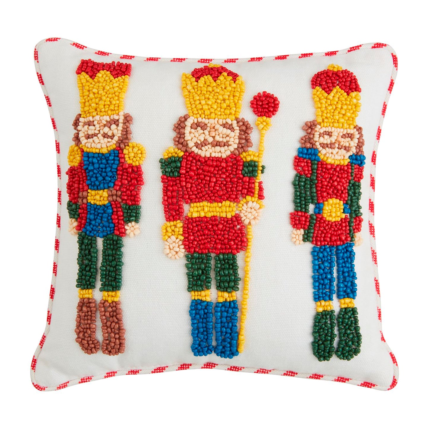 Christmas Beaded Pillow (Small)