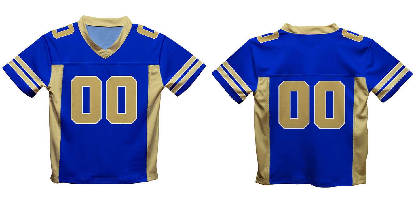 Royal and Gold Boys Football Jersey