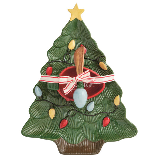 Farm Christmas Tree Chip & Dip