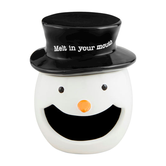 Snowman Open Candy Sound Container