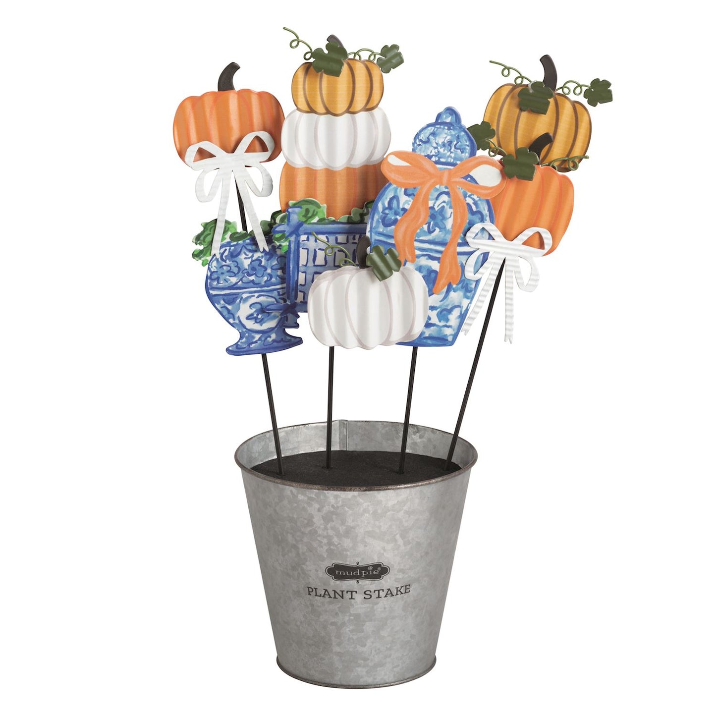Pumpkin Topiary Garden Stakes